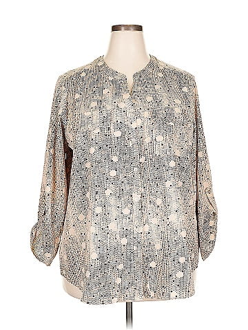 Notations 3/4 Sleeve Blouse (view 1)