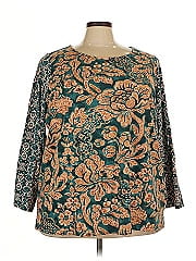 Belle By Kim Gravel 3/4 Sleeve Blouse