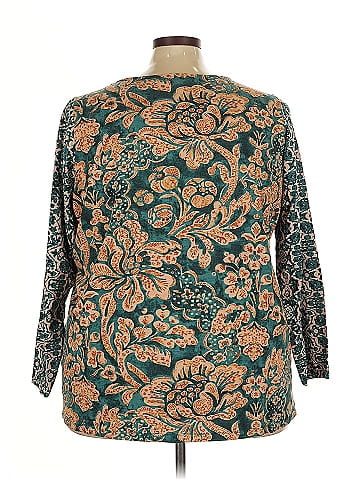 Belle By Kim Gravel 3/4 Sleeve Blouse (view 2)