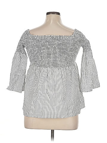 Ann Taylor LOFT 3/4 Sleeve Blouse (view 2)
