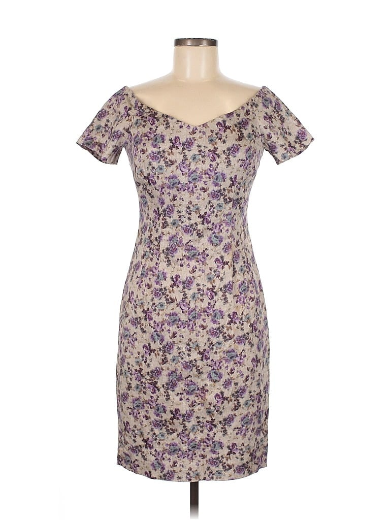 Pre-owned Zara Basic Cocktail Dress In Purple