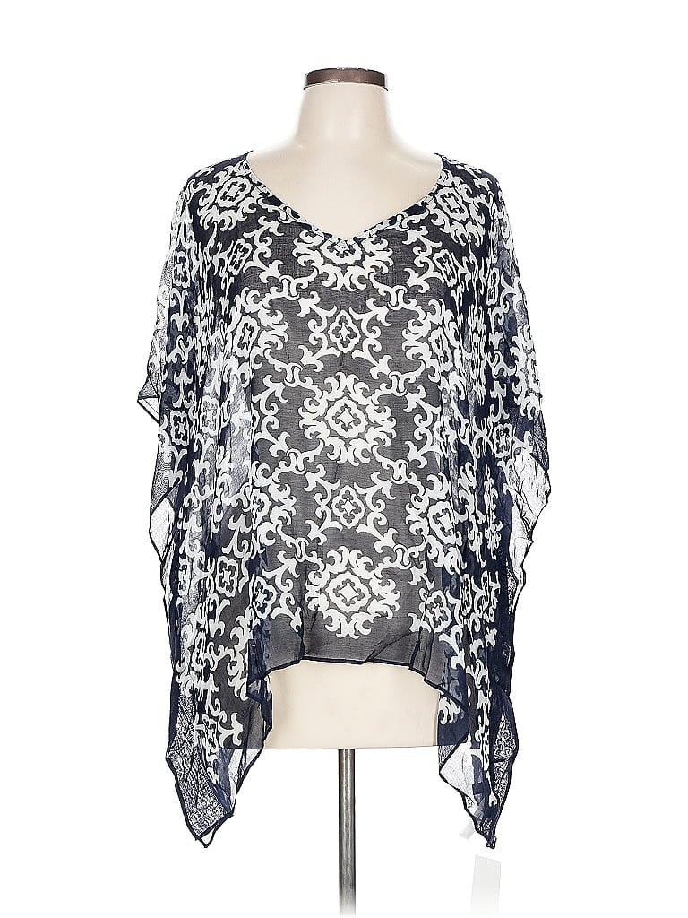 Pre-owned Talbots 3/4 Sleeve T-shirt In Silver