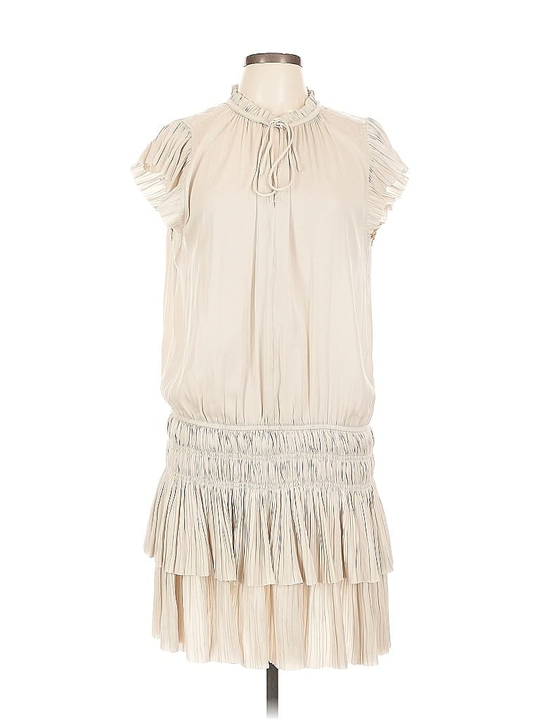 Pre-owned Current Air Casual Dress In White