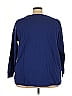 Belle By Kim Gravel Blue 3/4 Sleeve T-Shirt Size 3X - photo 2