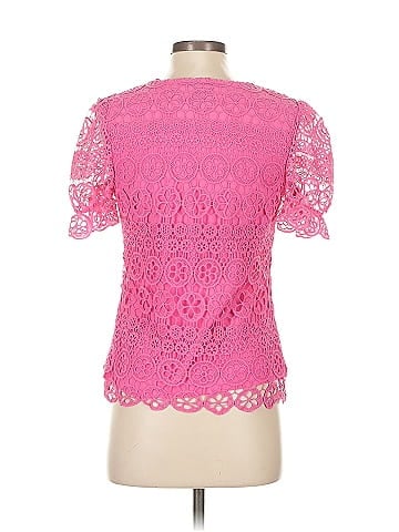 Aqua Short Sleeve Blouse (view 2)