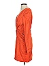 Nicholas 100% Polyester Orange Cocktail Dress Size 4 - photo 4