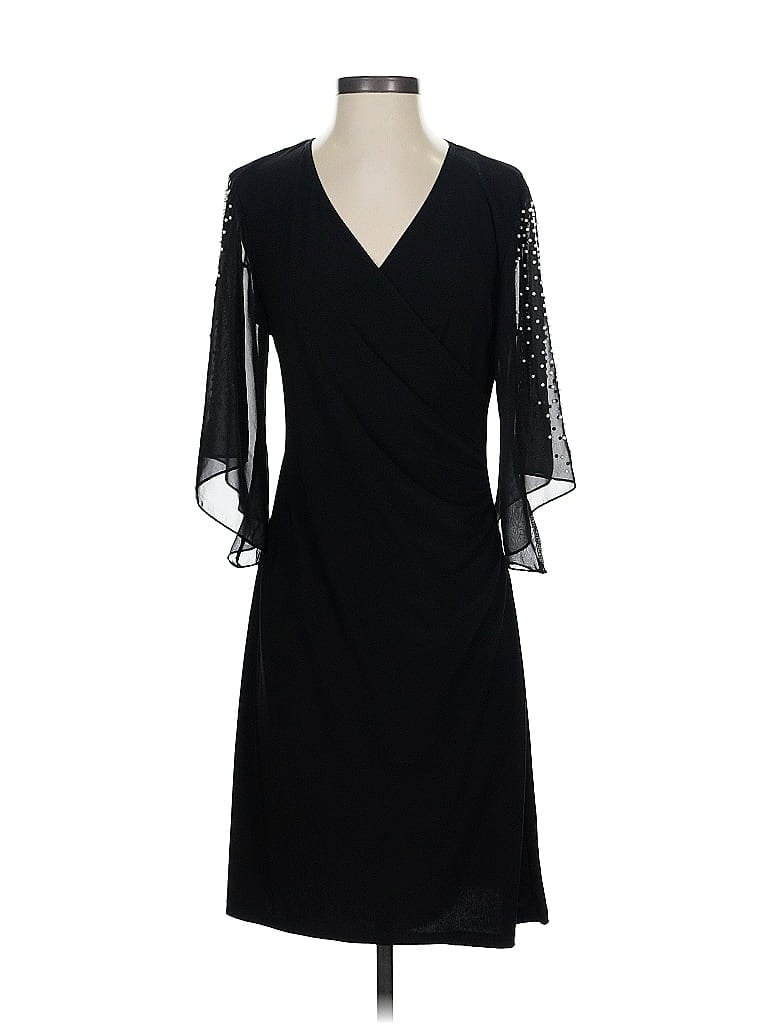 Pre-owned Roz & Ali Cocktail Dress In Black