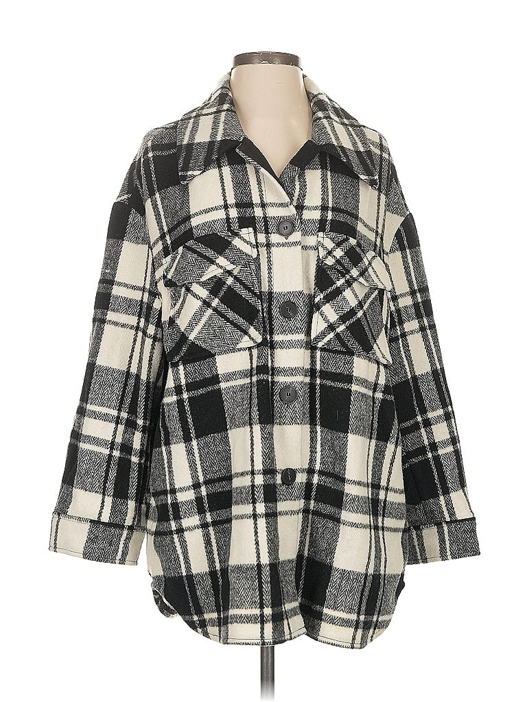 Pre-owned Mng Coat In White