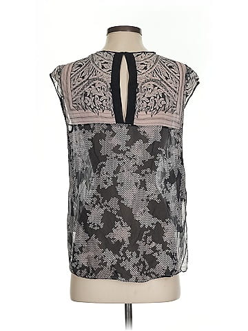 BCBGMAXAZRIA Runway Sleeveless Silk Top (view 2)