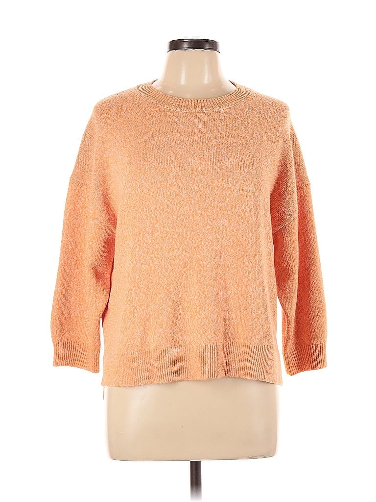 Pre-owned Ann Taylor Pullover Sweater In Orange