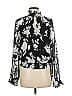 Gracia 100% Polyester Floral Black Long Sleeve Blouse Size M - photo 2