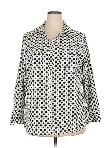 Notations 3/4 Sleeve Blouse (view 1)