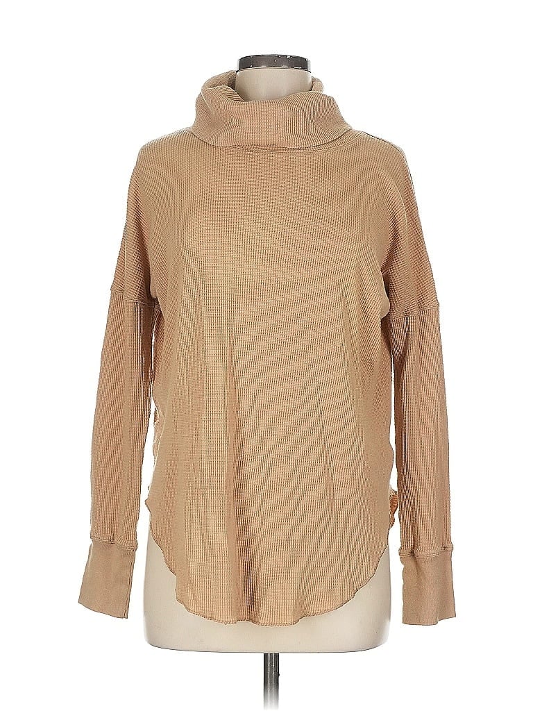 The Group by Babaton Tan Long Sleeve Turtleneck Size M - photo 1