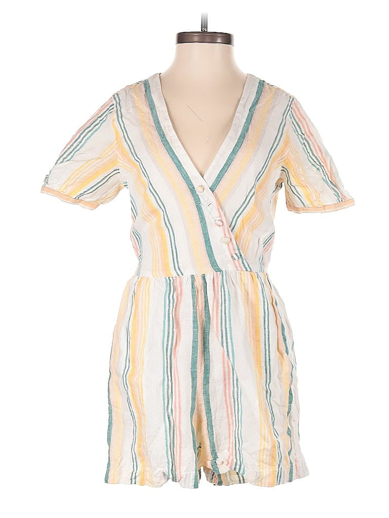 Pre-owned Madewell Romper In White