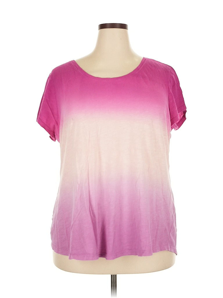 Pre-owned Boutique Short Sleeve T-shirt In Pink