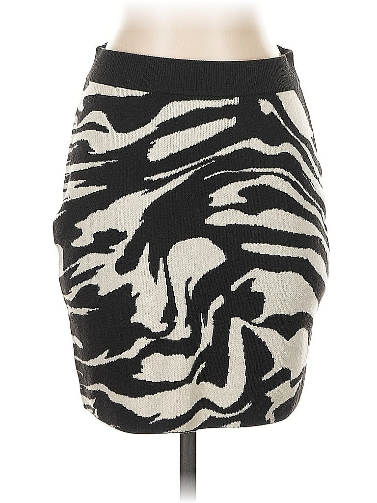 Pre-owned H&m Casual Skirt In Black