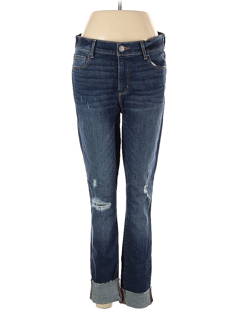 Pre-owned Ann Taylor Loft Jeans In Blue