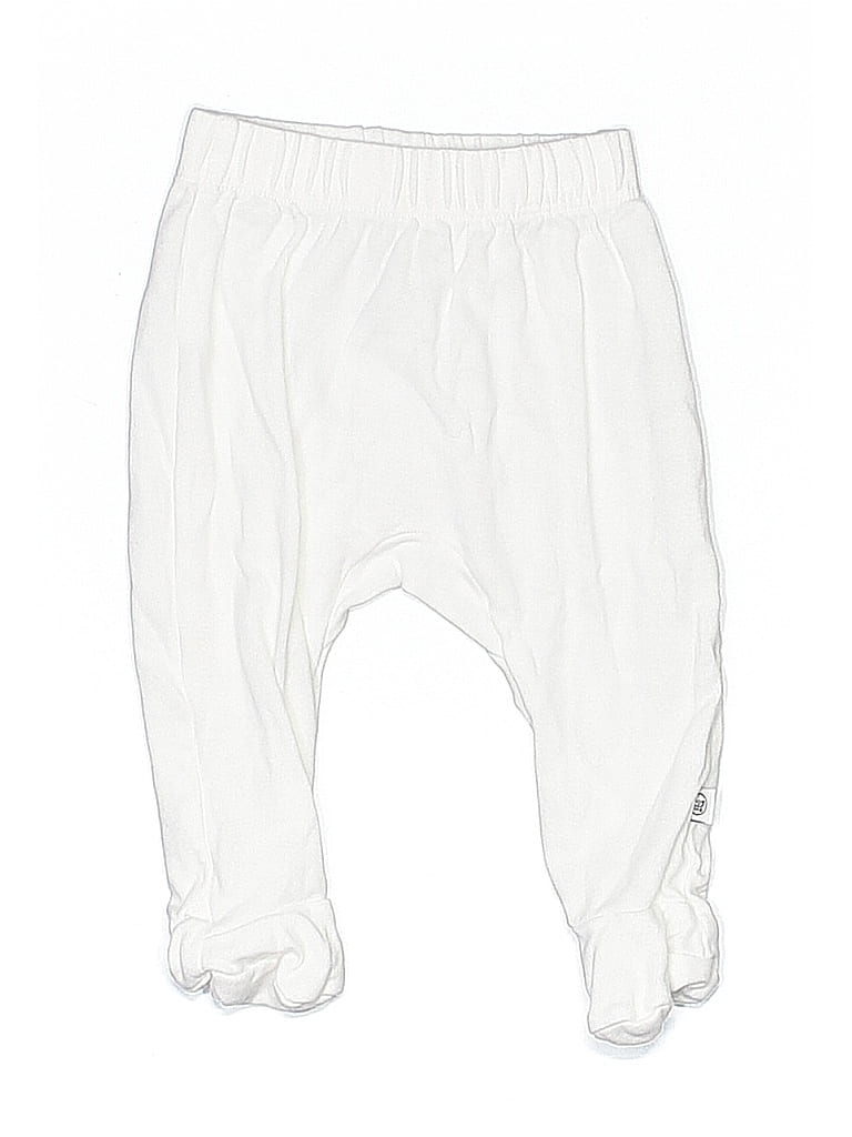 Pre-owned Honest Baby Clothing Babies' Casual Pants In White