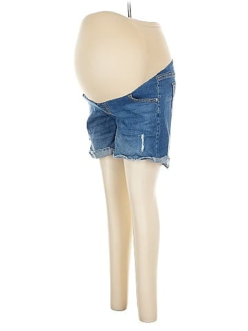 Indigo Blue Denim Shorts (view 1)