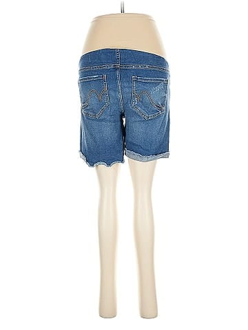 Indigo Blue Denim Shorts (view 2)