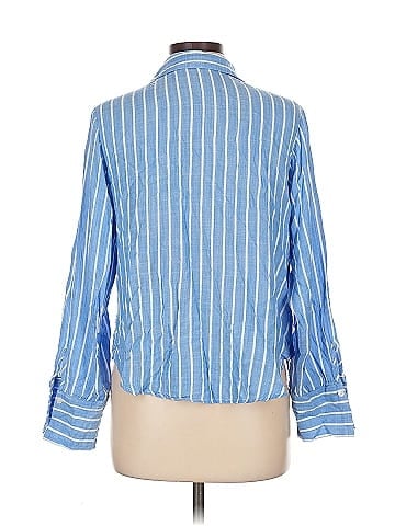 Aqua Long Sleeve Polo (view 2)