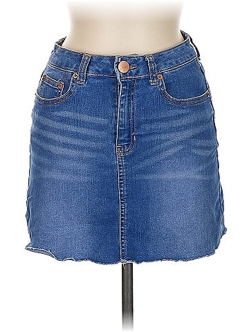 No Boundaries Denim Skirt (view 1)