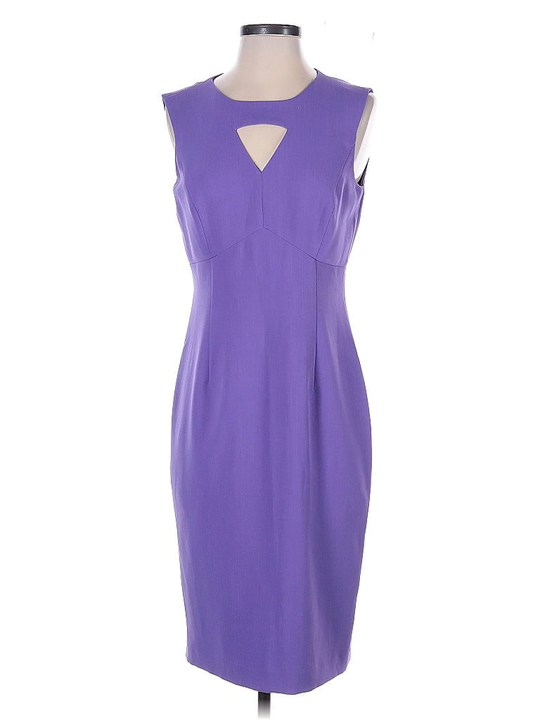 Click to view more detailed imagery on our partner's website Pre-owned Kasper Cocktail Dress In Purple