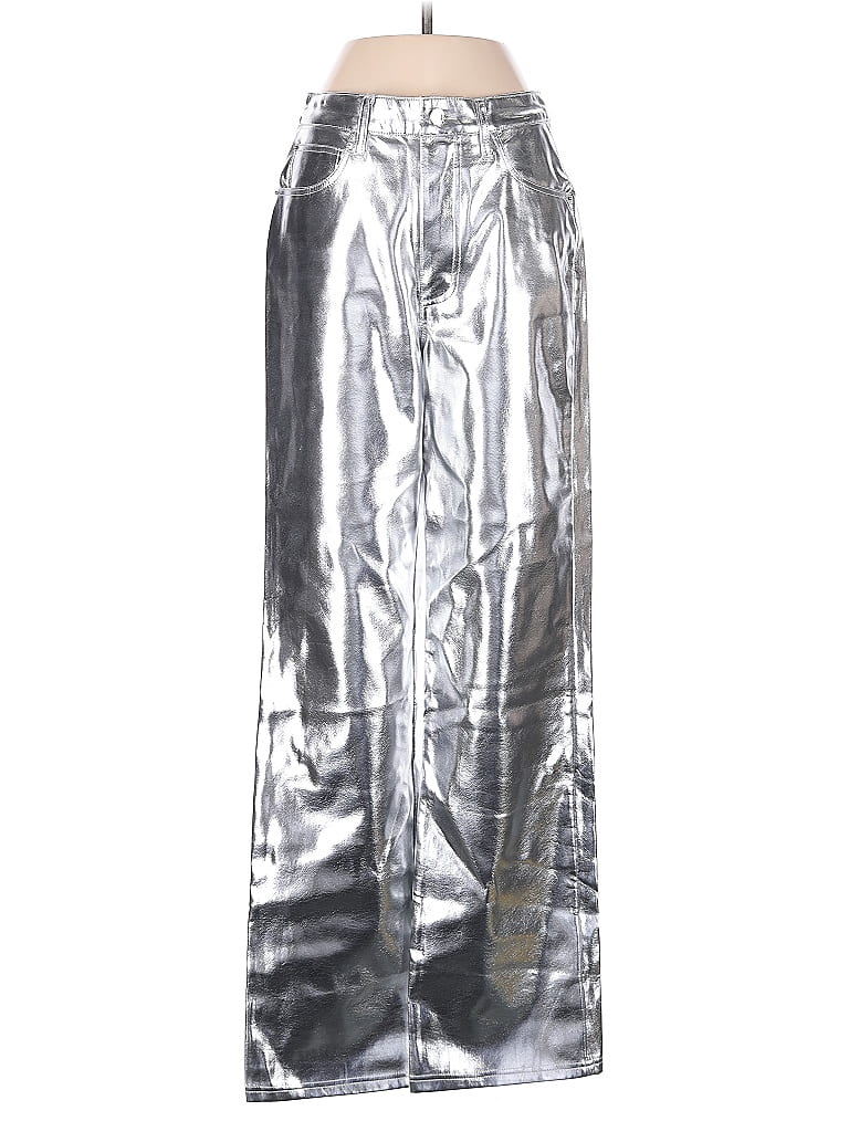 WEWOREWHAT Pre-owned Casual Pants In Silver