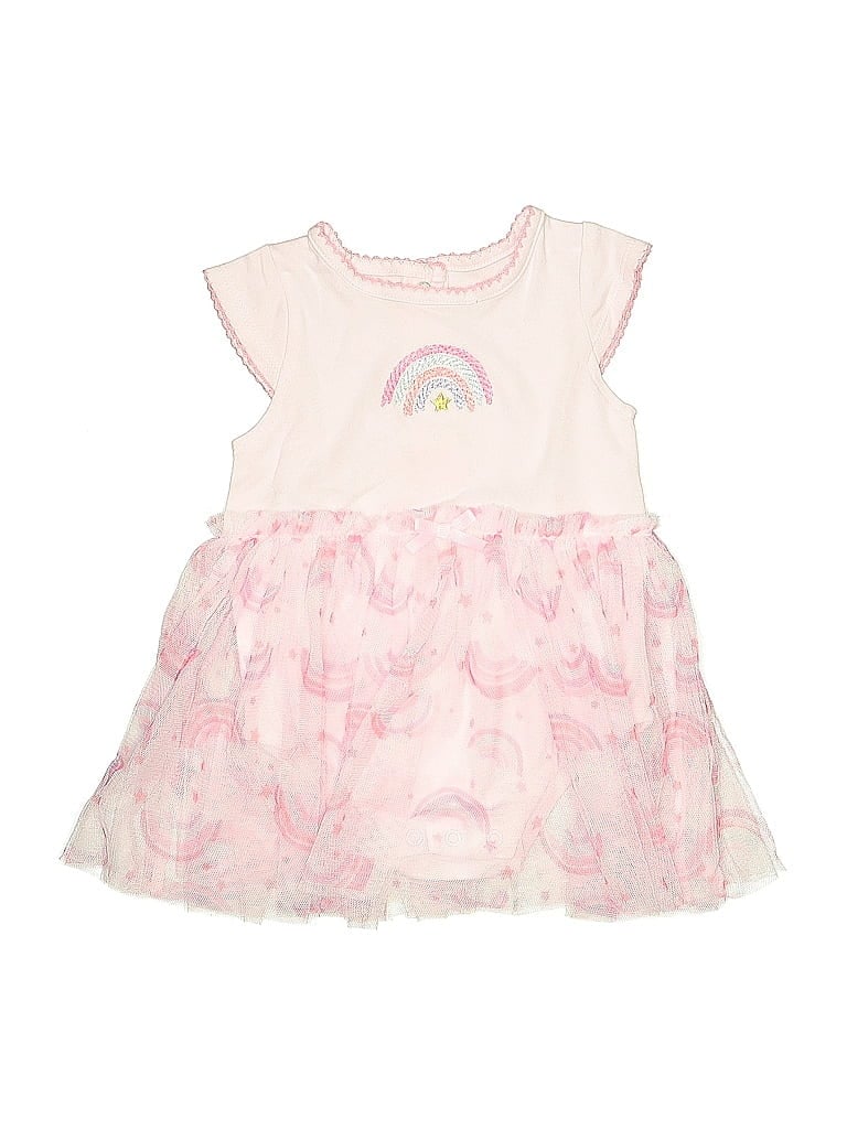 Pre-owned Kids Headquarters Babies' Short Sleeve Outfit In Pink