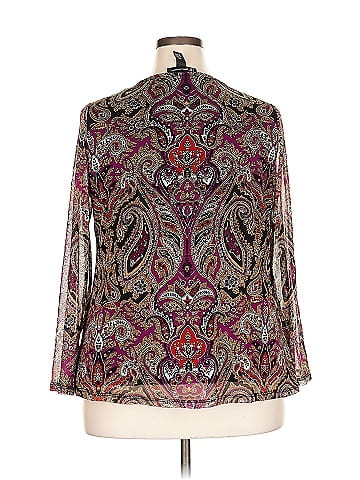 INC International Concepts 3/4 Sleeve Blouse (view 2)
