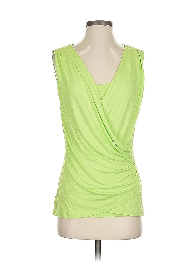 TAHARI Pre-owned Sleeveless Blouse In Green