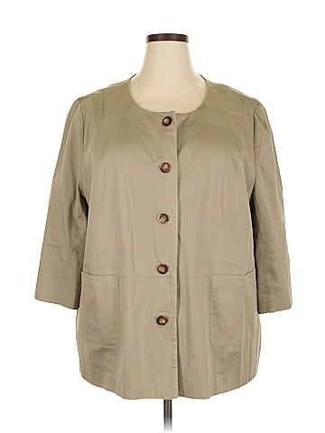 Maggie Barnes 3/4 Sleeve Button-Down Shirt (view 1)