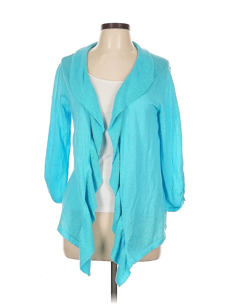 Click to view more detailed imagery on our partner's website Pre-owned Chico's Cardigan Sweater In Blue