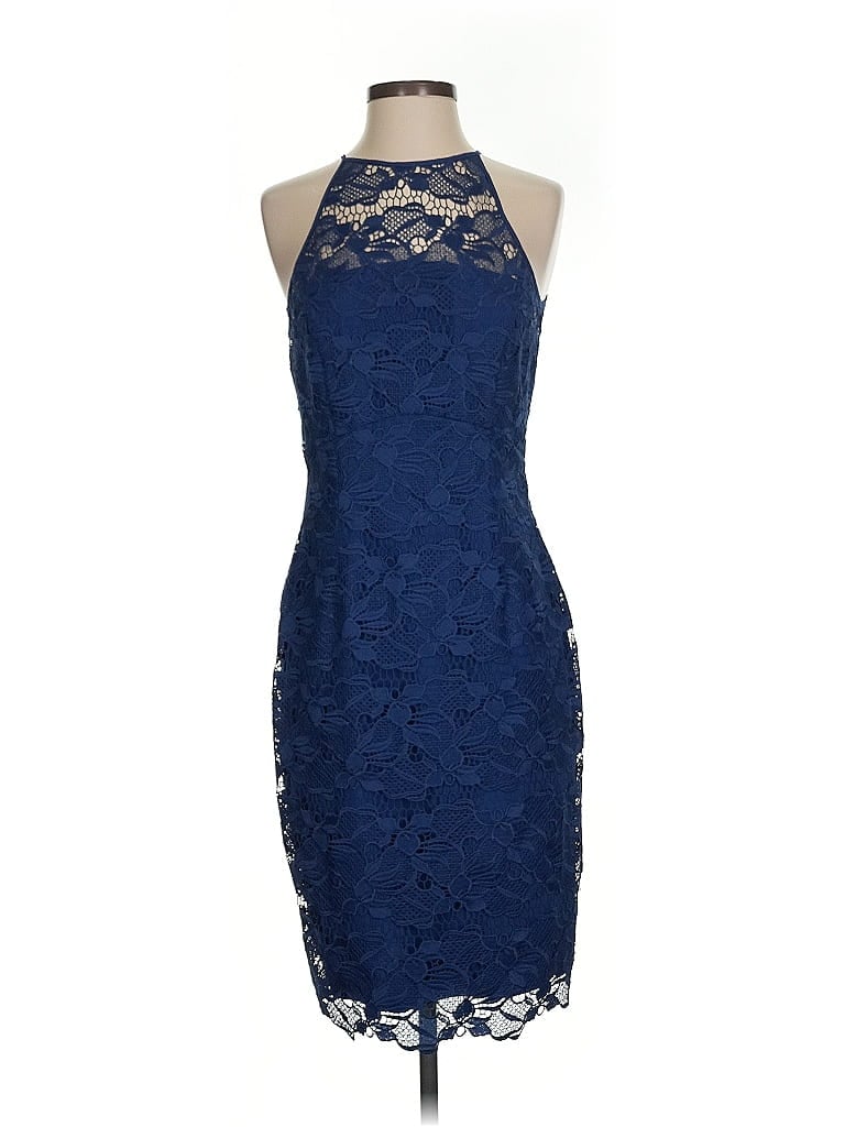 Pre-owned Tahari By Asl Cocktail Dress In Blue
