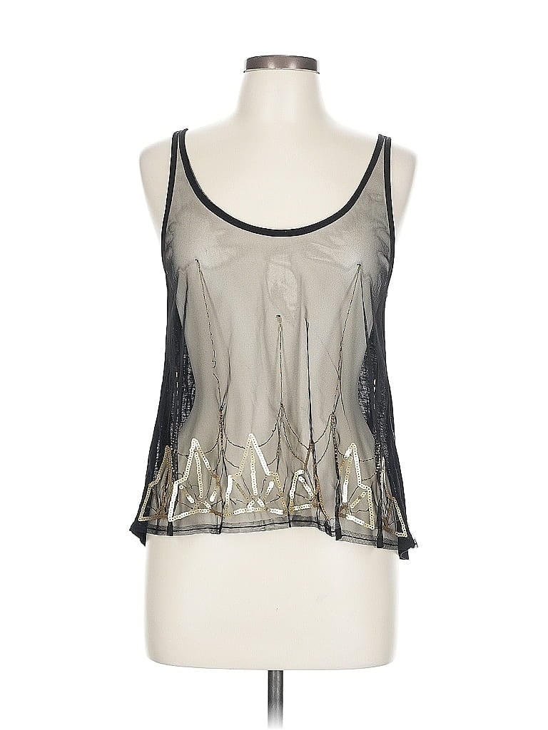 Pre-owned Decree Sleeveless Blouse In Silver