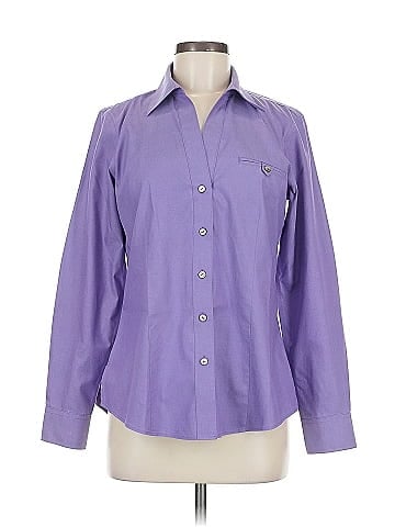 Foxcroft Long Sleeve Button-Down Shirt (view 1)