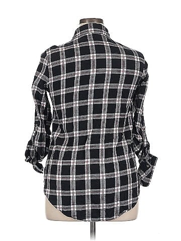 Fashion Nova 3/4 Sleeve Button-Down Shirt (view 2)