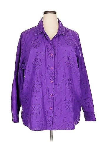 Sag Harbor Long Sleeve Blouse (view 1)