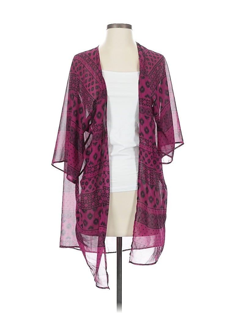Pre-owned Express Kimono In Purple