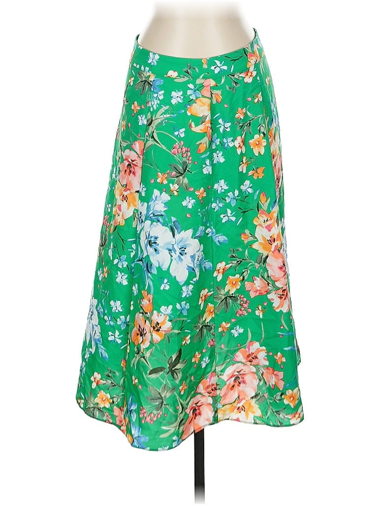 Pre-owned Ann Taylor Loft Casual Skirt In Green