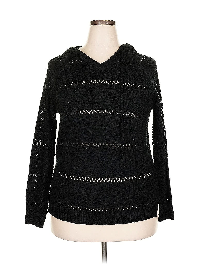 Pre-owned Unbranded Pullover Sweater In Black