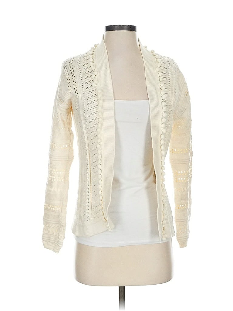 Click to view more detailed imagery on our partner's website Pre-owned Banana Republic Cardigan Sweater In White