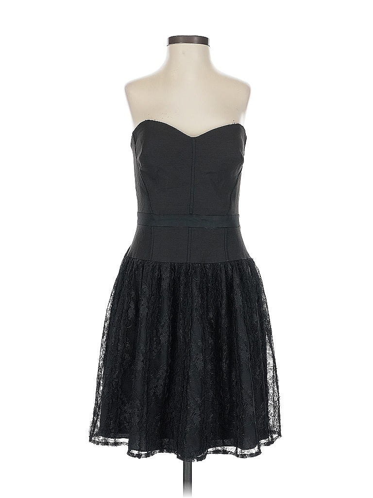 Pre-owned Aidan Mattox Cocktail Dress In Black