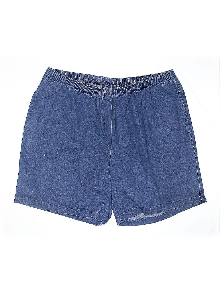 Pre-owned Woman Within Shorts In Blue