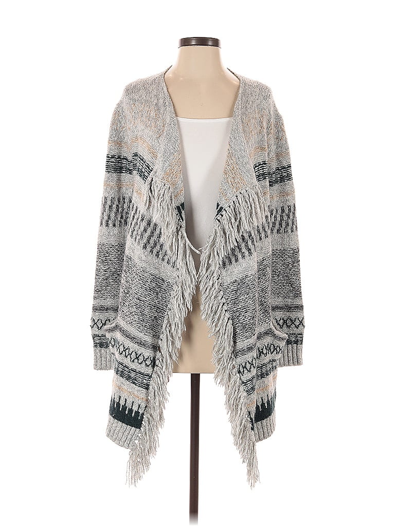 Pre-owned Cabi Cardigan Sweater In Gray