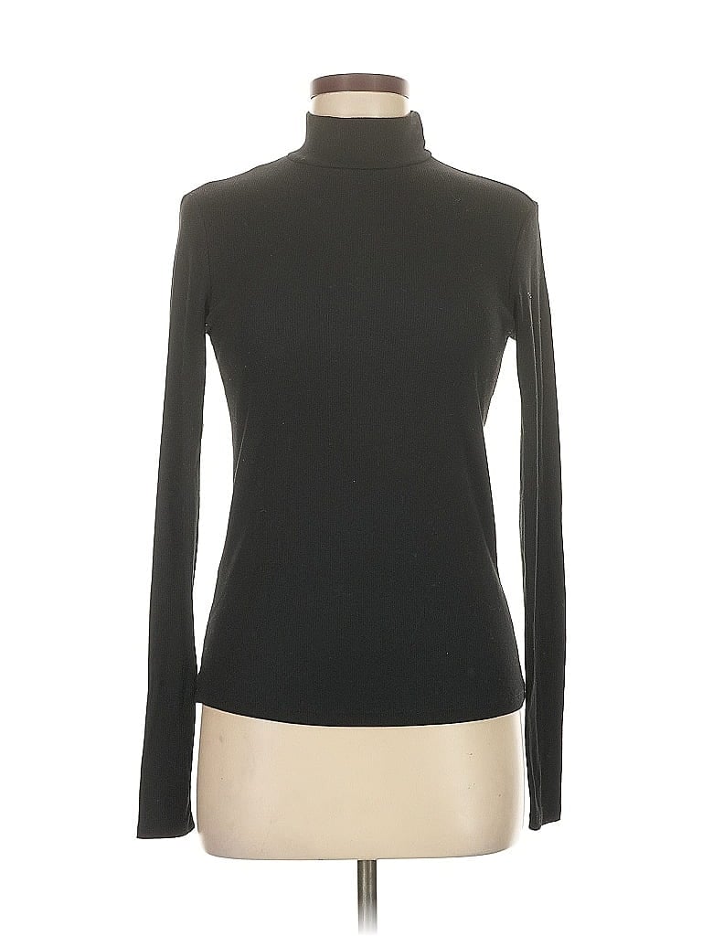 Pre-owned Mng Long Sleeve Turtleneck In Gray