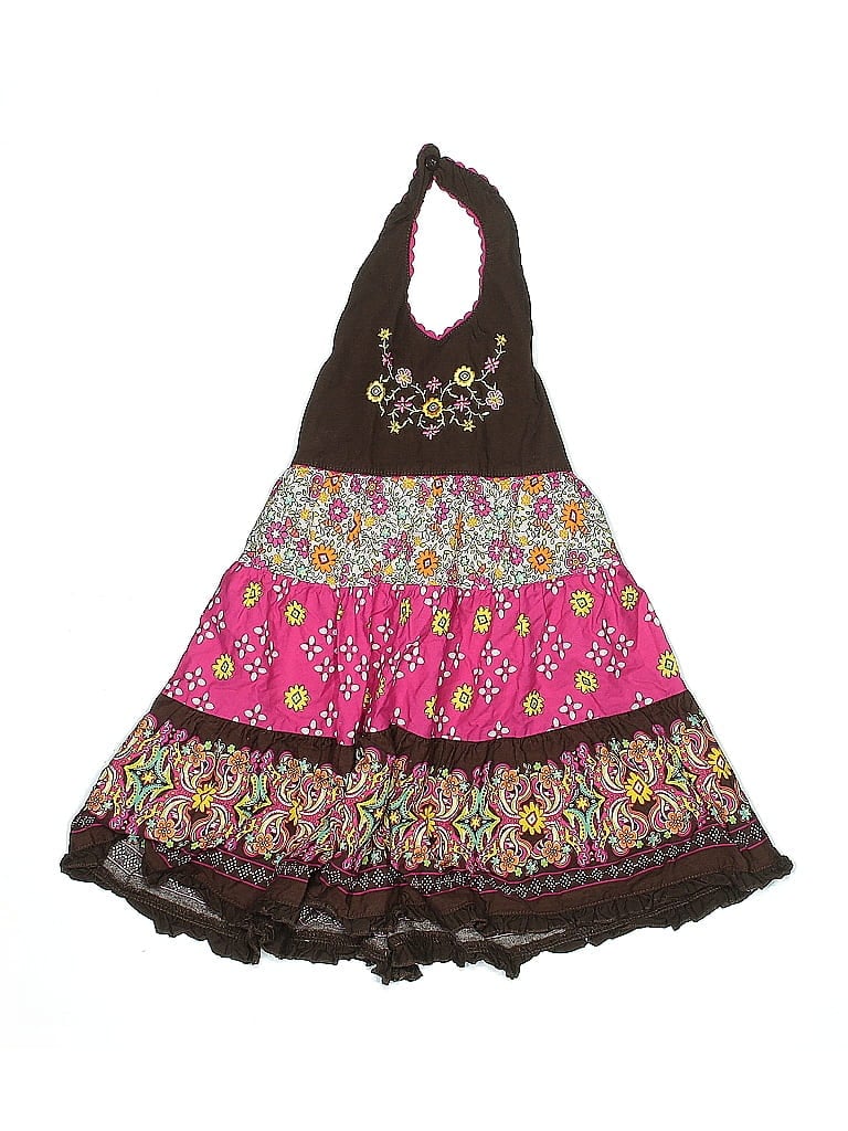 Click to view more detailed imagery on our partner's website Pre-owned Blueberi Boulevard Kids' Dress In Brown