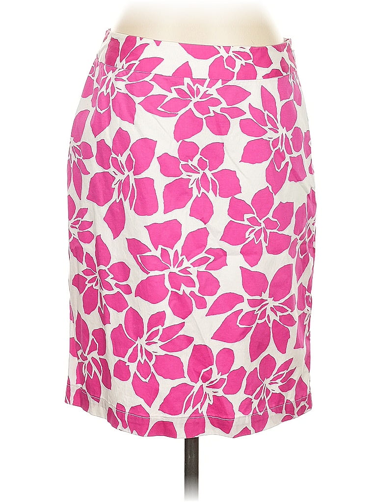 Pre-owned Garnet Hill Casual Skirt In Pink
