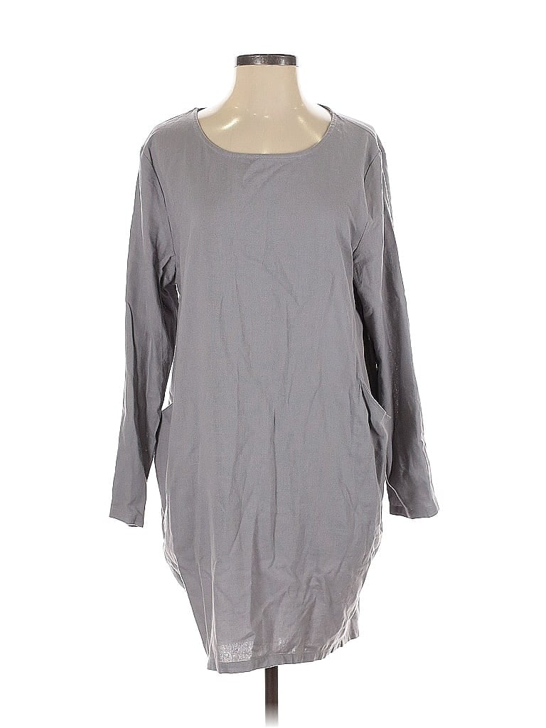Pre-owned Unbranded Casual Dress In Gray