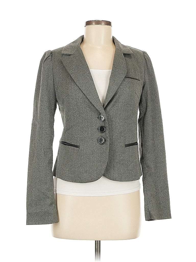Click to view more detailed imagery on our partner's website Pre-owned Forever 21 Blazer Jacket In Gray